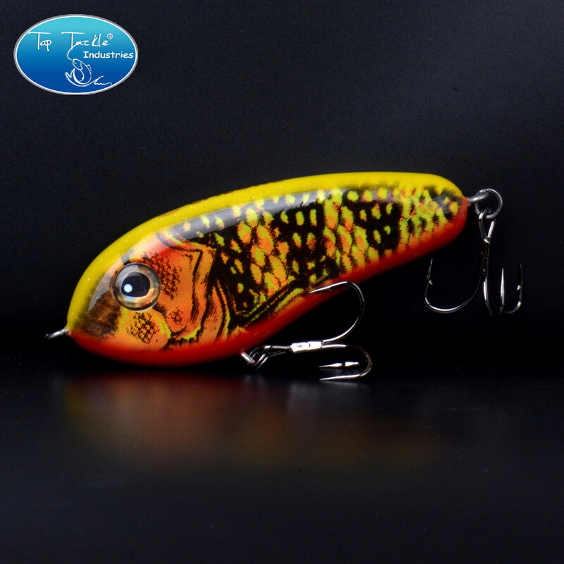 115 mm 60 g 95 mm 40 g Pomaly potápajúca sa ceruzka, tvrdá nástraha Jerk Bait, šťuka, ostriež, veľká rybárska nástraha Jerkbait s háčikmi Mustad