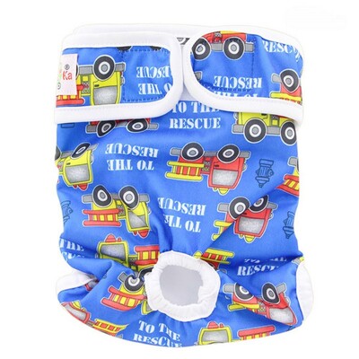 Karikatūra Drukāt Mājdzīvnieku sieviešu suņu autiņbiksītes atkārtoti lietojamas autiņbiksītes vēderplēves ietīšana urinēšanas biksēs mazgājamas sanitārās bikses Biksītes kucēnu apmācībai