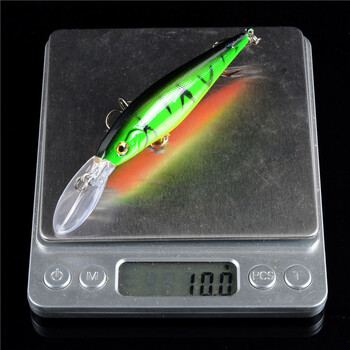 Hercules 10PCS Риболовна примамка Minnow 11cm 10.5g изкуствени воблери твърди пластмасови примамки за гмуркане 2.5-4m приспособления за воблер за риба Pesca