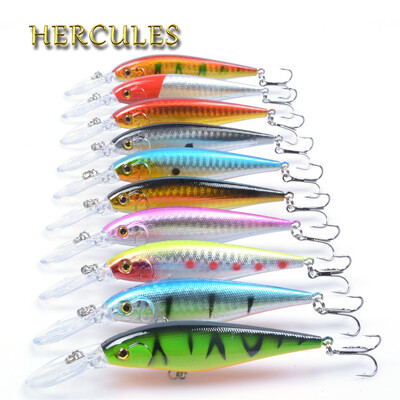 Hercules 10 DB Minnow horgászcsali 11 cm 10,5 g mesterséges wobbler kemény műanyag csali búvárkodás 2,5-4 m Pesca Fish wobbler felszerelés