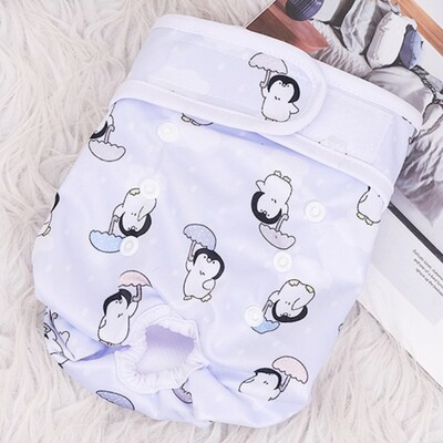 Mosható nőstény kutyapelenkák újrahasználható kutyabugyi menstruáció kisállat élettani biztonsági nadrágok állítható macskapelenkák kisállat kellékek