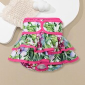 Pelene za pse Udobne menstrualne hlače za kućne ljubimce s cvjetnim uzorkom za pse Perive fiziološke pelene za mačke za male