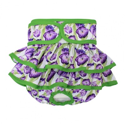 Pelene za pse Udobne menstrualne hlače za kućne ljubimce s cvjetnim uzorkom za pse Perive fiziološke pelene za mačke za male