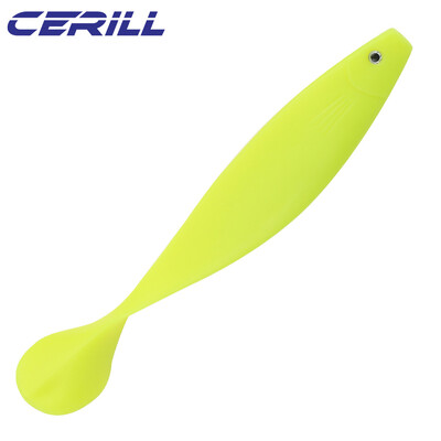 Cerill 1 PC 23,5 cm silikoninis žvejybos masalas irklas uodega lydekai Big Shad masalas ešeris sūraus vandens Jig vobleris Swimbait dirbtiniai reikmenys