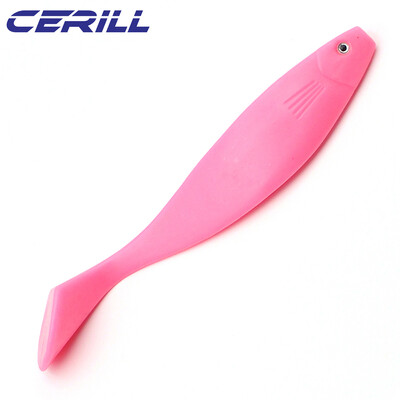 Cerill 1 PC 23,5 cm silikoninis žvejybos masalas irklas uodega lydekai Big Shad masalas ešeris sūraus vandens Jig vobleris Swimbait dirbtiniai reikmenys