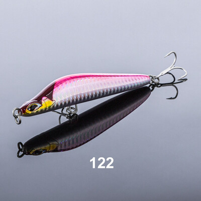 NOEBY horgászcsali, 105 mm-es 40 g-os, hosszú öntésű, süllyedő ceruza műcsalik Trembling Jerkbaits mesterséges kemény csali tengeri horgászcsalihoz