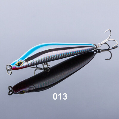 NOEBY horgászcsali, 105 mm-es 40 g-os, hosszú öntésű, süllyedő ceruza műcsalik Trembling Jerkbaits mesterséges kemény csali tengeri horgászcsalihoz