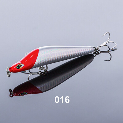 NOEBY horgászcsali, 105 mm-es 40 g-os, hosszú öntésű, süllyedő ceruza műcsalik Trembling Jerkbaits mesterséges kemény csali tengeri horgászcsalihoz