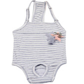 Pelēkas sloksnes Sieviešu suņu fizioloģiskās bikses Mazgājamās autiņbiksītes Kombinezons Suņu Šorti Maziem Vidējiem Suņiem Apakšveļa Sanitārās apakšbikses