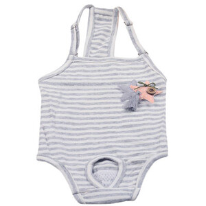 Pelēkas sloksnes Sieviešu suņu fizioloģiskās bikses Mazgājamās autiņbiksītes Kombinezons Suņu Šorti Maziem Vidējiem Suņiem Apakšveļa Sanitārās apakšbikses