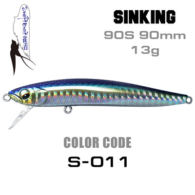 Jauns SFT 90mm grimstošs Stickbait peldošs zīmulis Bait Swing lūpu sistēma Vobleris Swiftbait makšķerēšanas mānekļi forelei bass līdakas jūras asaris