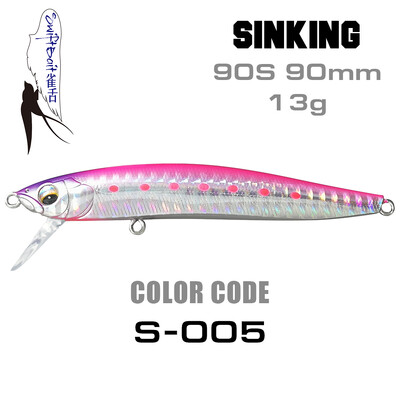 Jauns SFT 90mm grimstošs Stickbait peldošs zīmulis Bait Swing lūpu sistēma Vobleris Swiftbait makšķerēšanas mānekļi forelei bass līdakas jūras asaris