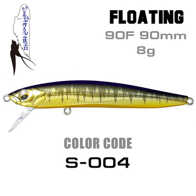 Jauns SFT 90mm grimstošs Stickbait peldošs zīmulis Bait Swing lūpu sistēma Vobleris Swiftbait makšķerēšanas mānekļi forelei bass līdakas jūras asaris