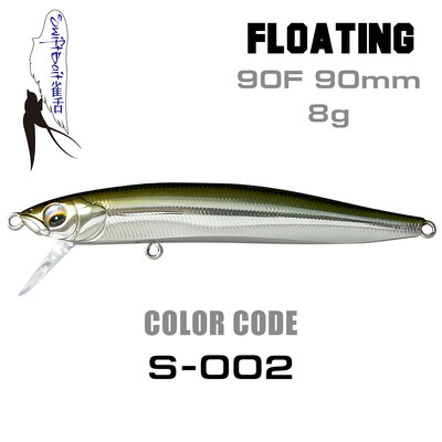 Jauns SFT 90mm grimstošs Stickbait peldošs zīmulis Bait Swing lūpu sistēma Vobleris Swiftbait makšķerēšanas mānekļi forelei bass līdakas jūras asaris