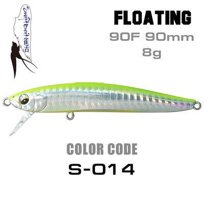 Jauns SFT 90mm grimstošs Stickbait peldošs zīmulis Bait Swing lūpu sistēma Vobleris Swiftbait makšķerēšanas mānekļi forelei bass līdakas jūras asaris