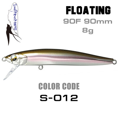 Jauns SFT 90mm grimstošs Stickbait peldošs zīmulis Bait Swing lūpu sistēma Vobleris Swiftbait makšķerēšanas mānekļi forelei bass līdakas jūras asaris