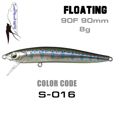 Jauns SFT 90mm grimstošs Stickbait peldošs zīmulis Bait Swing lūpu sistēma Vobleris Swiftbait makšķerēšanas mānekļi forelei bass līdakas jūras asaris