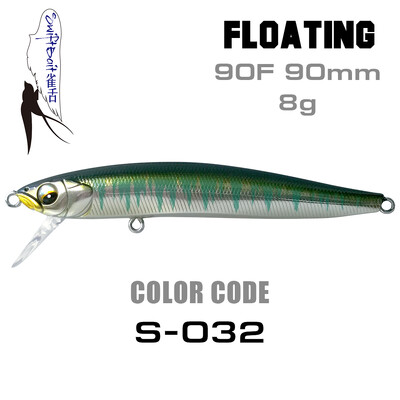 Jauns SFT 90mm grimstošs Stickbait peldošs zīmulis Bait Swing lūpu sistēma Vobleris Swiftbait makšķerēšanas mānekļi forelei bass līdakas jūras asaris