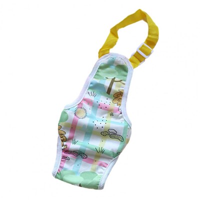 Naminių gyvūnėlių apatinis trikotažas Reguliuojami šunų kelnaitės Minkštos kvėpuojančios naminių gyvūnėlių menstruacinės kelnės Animacinių filmų spausdinimas Pilvo stiliaus šunų sauskelnės moterims