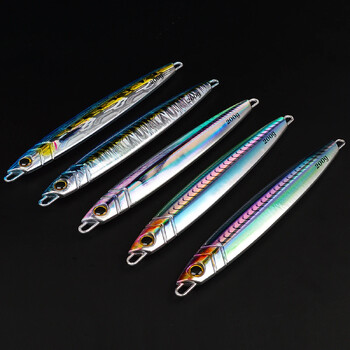 SUPERLURES Jig 150g 200g 3D Printing Fast Sinking Metal Jig Lure Χαρτί λέιζερ Θαλάσσιο νερό Χύτευση κάθετο μεταλλικό Jig Fishing Lure