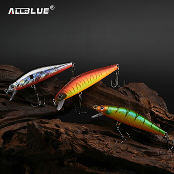 ALLBLUE DANDY 70SF Воблер 6.2g 70mm Slow Floating Minnow Дълбочина 0.3-0.7m Твърда риболовна примамка Изкуствена стръв Принадлежности за бас щука