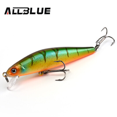ALLBLUE DANDY 70SF Воблер 6.2g 70mm Slow Floating Minnow Дълбочина 0.3-0.7m Твърда риболовна примамка Изкуствена стръв Принадлежности за бас щука