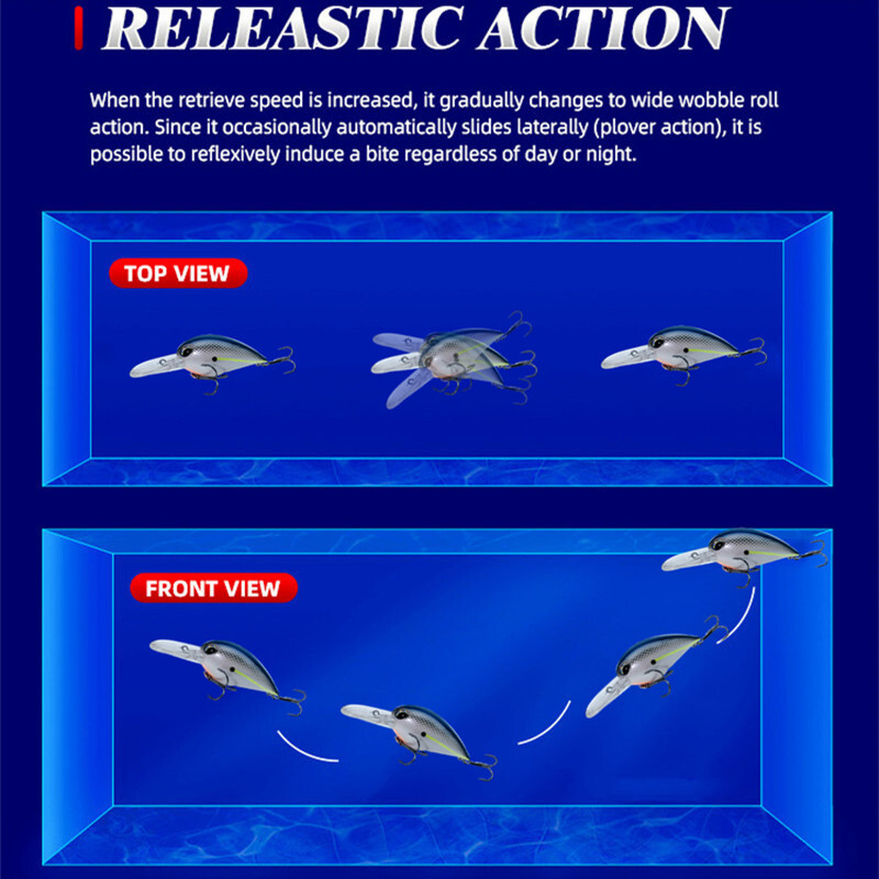 GREENSPIDER 2023 Nauji Crankbait žvejybos vobleriai 19g 6cm Dirbtinis Crank Masalas Bass žvejybos masalas lydekos plūduriuojantis masalas