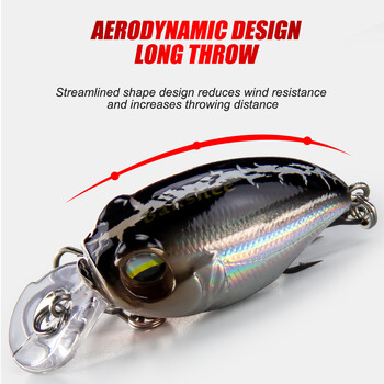 42 mm 8 g висококачествени Японски Crankbaits риболовни примамки воблери за щука бас костур примамки за тролинг море река воблер плаващ