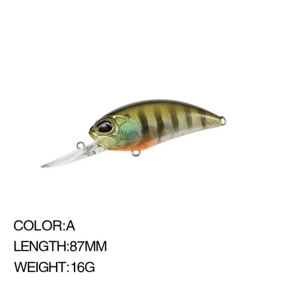 Nalucă de pescuit Wobbler de înaltă calitate Design japonez Noise Crankbait 6g 42mm Floating Crank Momeal pentru Bass Biban Stiuca Pesca