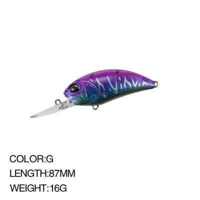 Nalucă de pescuit Wobbler de înaltă calitate Design japonez Noise Crankbait 6g 42mm Floating Crank Momeal pentru Bass Biban Stiuca Pesca