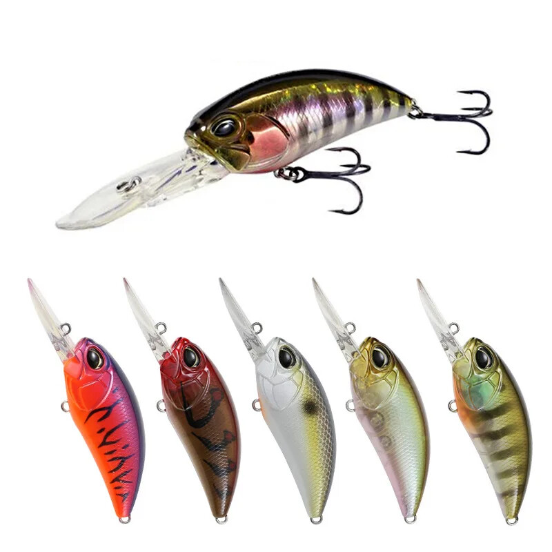 Nalucă de pescuit Wobbler de înaltă calitate Design japonez Noise Crankbait 6g 42mm Floating Crank Momeal pentru Bass Biban Stiuca Pesca