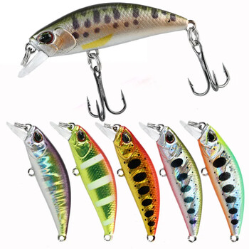 2024 Hot 38mm 3.2G Mini Sinking Minnow Fishing Lures Jerkbaits Peche изкуствена стръв воблер примамка за пъстърва риболов на бас шаран