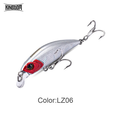 Kingdom 45 mm-es 60 mm-es süllyedő Minnow wobblerek horgászcsali távoli dobás csali Pisztráng Bass Crankbaits Wobblerek Hard csali horgászfelszerelés
