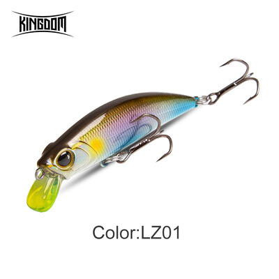 Kingdom 45 mm-es 60 mm-es süllyedő Minnow wobblerek horgászcsali távoli dobás csali Pisztráng Bass Crankbaits Wobblerek Hard csali horgászfelszerelés