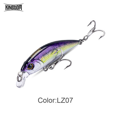 Kingdom 45 mm-es 60 mm-es süllyedő Minnow wobblerek horgászcsali távoli dobás csali Pisztráng Bass Crankbaits Wobblerek Hard csali horgászfelszerelés