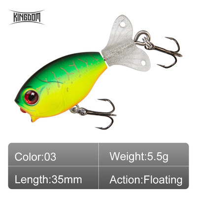 Kingdom GOLDPOP horgászcsalik 35mm