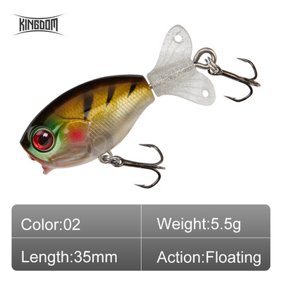 Kingdom GOLDPOP horgászcsalik 35mm