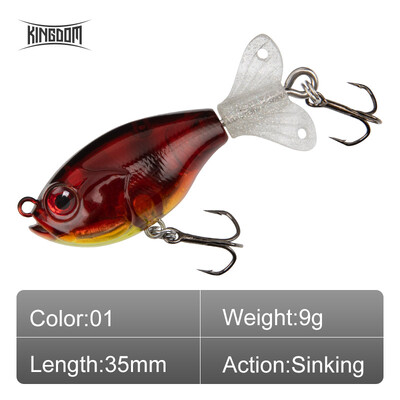 Kingdom GOLDPOP horgászcsalik 35mm