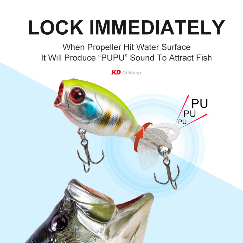 Kingdom GOLDPOP horgászcsalik 35mm