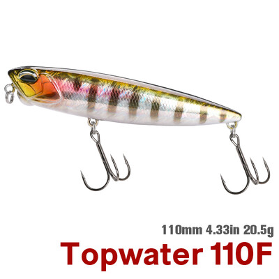 TSURINOYA 110mm 20,5g Topwater úszó ceruzás horgászcsali DW58 Minnow Crank Wobbler Minőségi horgászfelszerelés horgok horgászáshoz