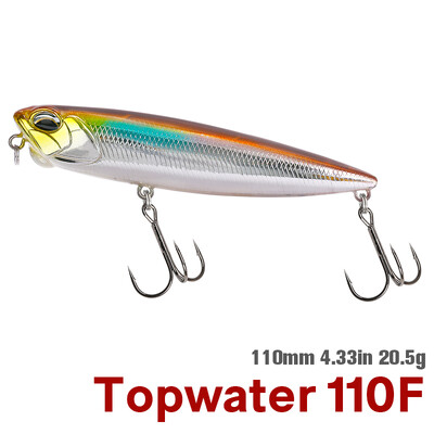 TSURINOYA 110mm 20,5g Topwater úszó ceruzás horgászcsali DW58 Minnow Crank Wobbler Minőségi horgászfelszerelés horgok horgászáshoz
