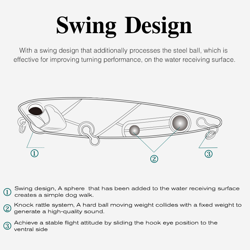 TSURINOYA 110mm 20,5g Topwater úszó ceruzás horgászcsali DW58 Minnow Crank Wobbler Minőségi horgászfelszerelés horgok horgászáshoz