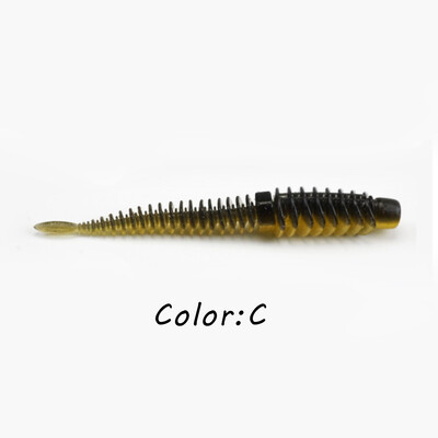 10 vnt. minkštas masalas 75 mm 85 mm žvejybos masalai Worms TPE minkšti masalai, tinkami basų žvejybai Texas Rigs Carolina Rigs Neko Rigs