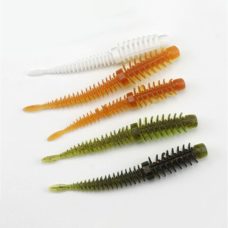 10 vnt. minkštas masalas 75 mm 85 mm žvejybos masalai Worms TPE minkšti masalai, tinkami basų žvejybai Texas Rigs Carolina Rigs Neko Rigs