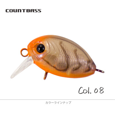 COUNTBASS úszó hajtókaros csali, 32 mm, 3,6 g, búvárkodás, 0,2-0,5 m, műanyag horgász wobbler sügér Leurre horgászcsali