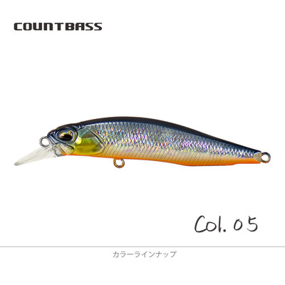 COUNTBASS Minnow 63mm 5g (2.48'' 0.18oz) Pomaly potápavá nástraha, plastový wobbler, ostriež, nástraha na rybára