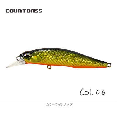 COUNTBASS Minnow 63mm 5g (2.48'' 0.18oz) Pomaly potápavá nástraha, plastový wobbler, ostriež, nástraha na rybára