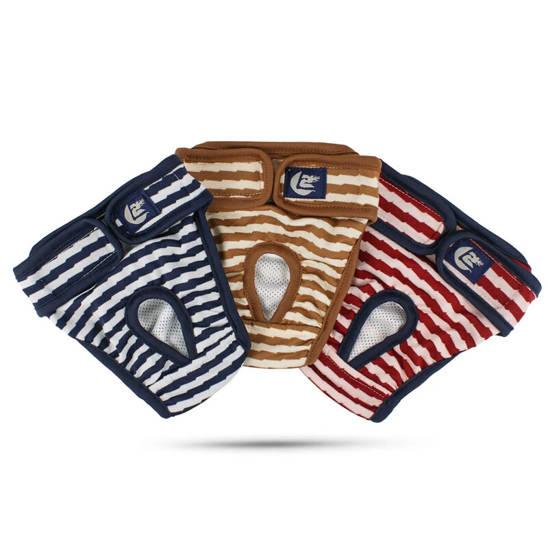 Menstrualne hlače za pse koje se mogu prati u perilici Prugaste fiziološke hlače za kućne ljubimce Odjeća za pelene za kućne ljubimce protiv uznemiravanja