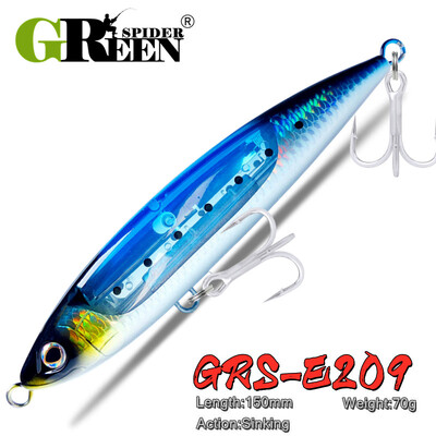 GRS Nova varalica za morski ribolov Stickbait Pencil Lure Top Water 165 mm 70 g GT štap za slanu vodu za pecanje Umjetni mamac Flash Blade