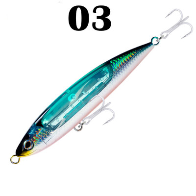 GRS új tengeri horgászcsali Stickbait ceruzacsali felső víz 165mm 70g GT tengeri horgászbot mesterséges csali vaku penge